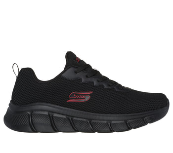 Scarpe sportive nere da uomo in tessuto mesh Skechers Bobs Sport B Flex - Chill Edge, Brand, SKU s323500622, Immagine 0